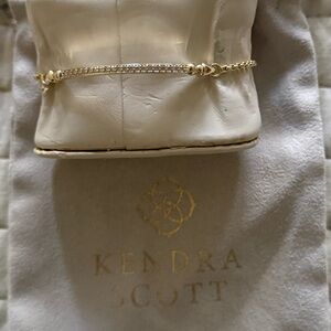 Kendra Scott Gold Bracelet with Sparkling Accents